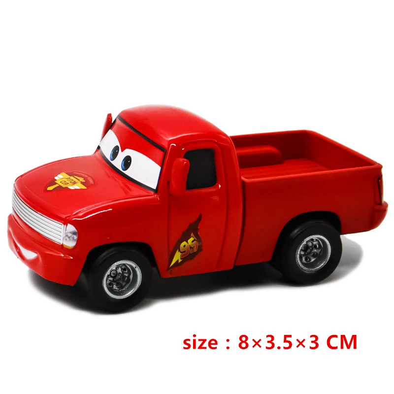 Disney Pixar Cars Lightning Mcqueen Toys Cars 3 The King Chick Hicks Mcqueen Pickup Truck Mater Vehicle Models Metal Toy for Boy