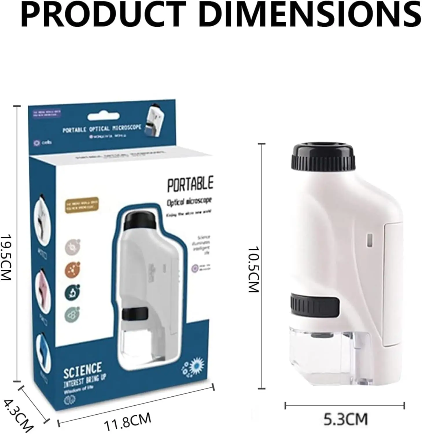 مجموعة معدات تجربة علمية صغيرة محمولة باليد لطلاب المدارس الابتدائية والثانوية هدية لعبة #6