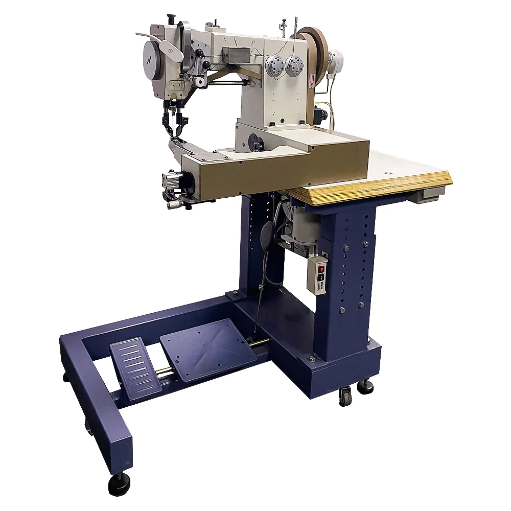 Double Needle Pattern Making Shoe Moccasin Sewing Machine Shoe Making Machine