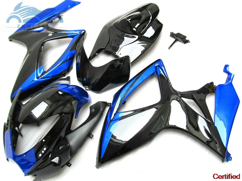 

ZXMT Fairing kits for SUZUKI K6 GSXR600 750 2006 2007 motorcycle fairings set GSXR750 GSX R600 06 07 blue black bodywork