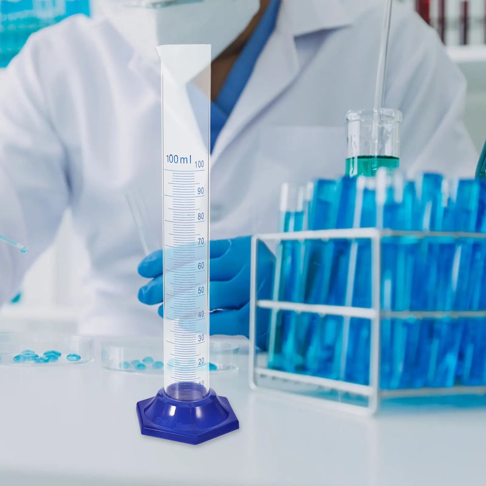 4-cilindros-medidores-de-vidro-para-laboratorio-resistentes-graduados-equipamento-de-quimica-com-base-estavel