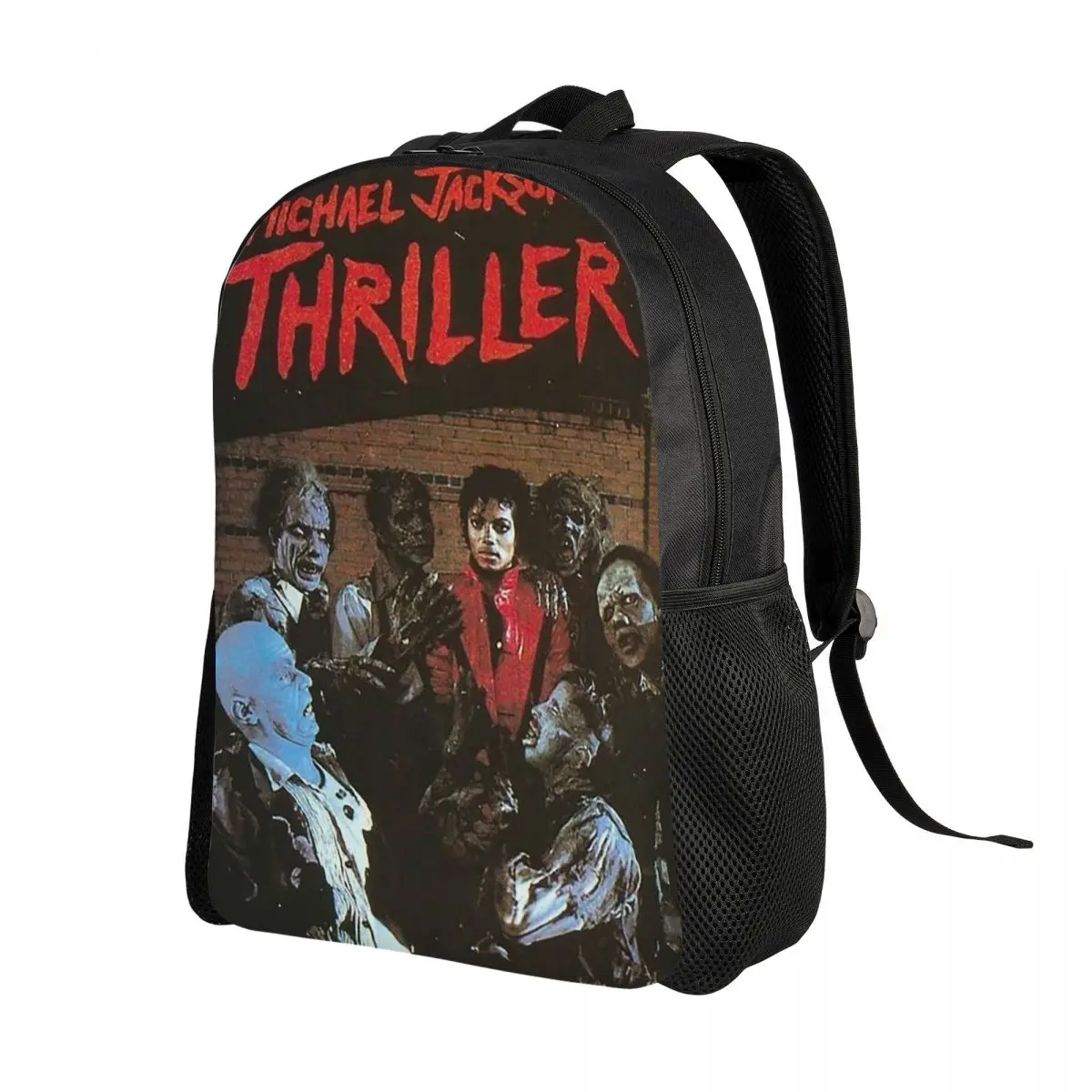 Pop Music Michael J-Jackson Backpack Daypack Large Capacity Children BookBag School Bag Shoulder Bags for Men Women