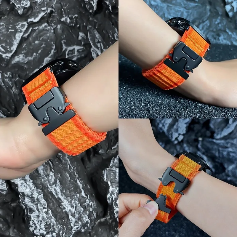 Nylon Strap for Samsung Galaxy Watch Ultra 2026 9/8/7Ultra Off-road Sports Wristband Bracelet for Galaxy Ultra 47mm Bracelet