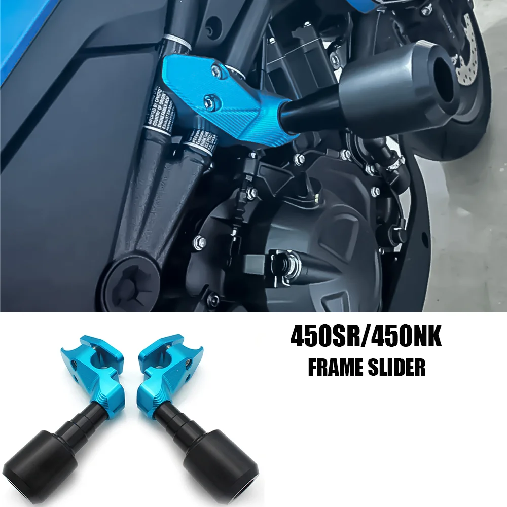 

450SR Accessories Falling Crash Protector For CFMOTO 450SR 450SRS 450NK Frame Slider Frame Sliders Crash Pad Engine Protection