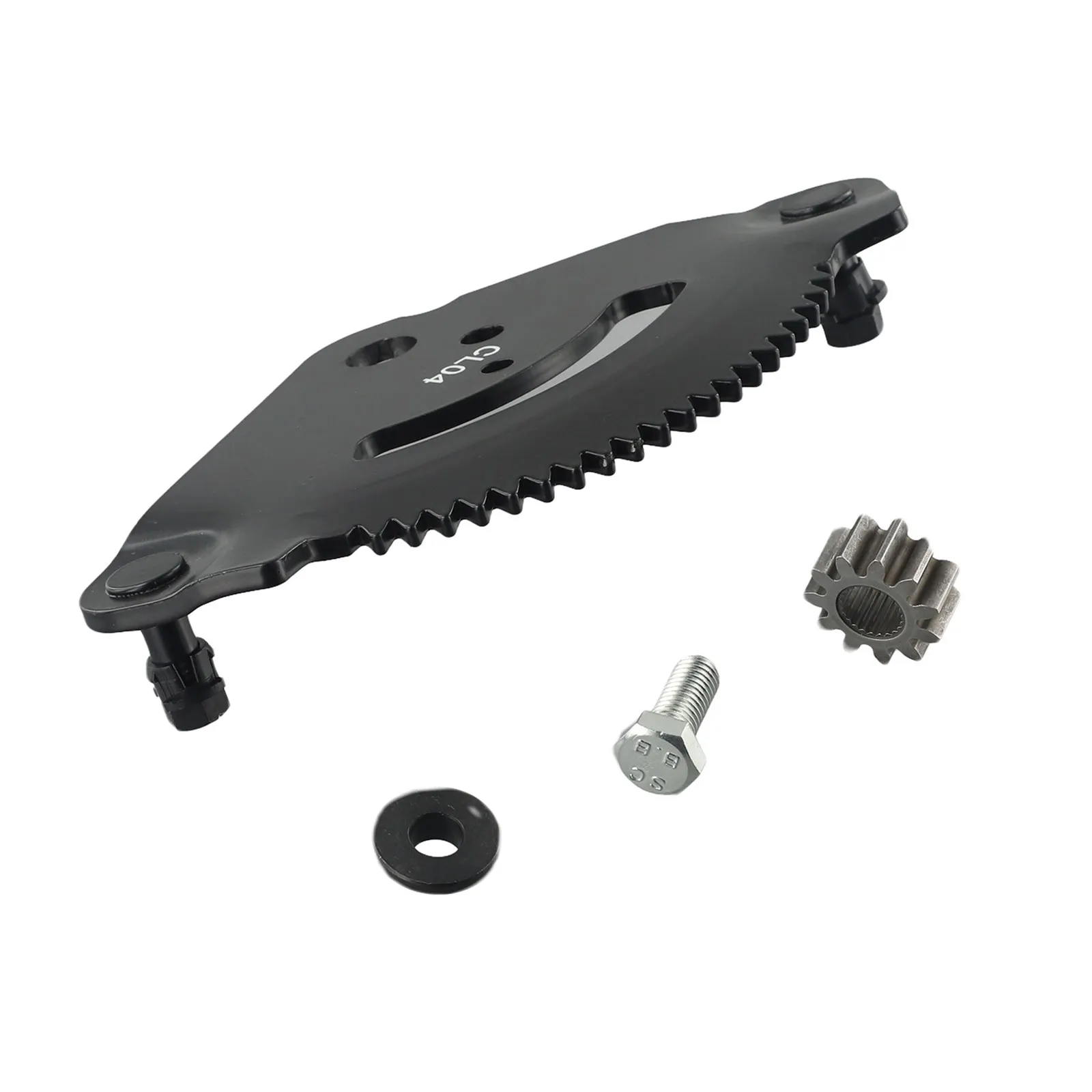 Premium Steering Sector Plate Pinion Gear for 7171550F 7171550 Enhanced Durability Metal Construction Sleek Black Color