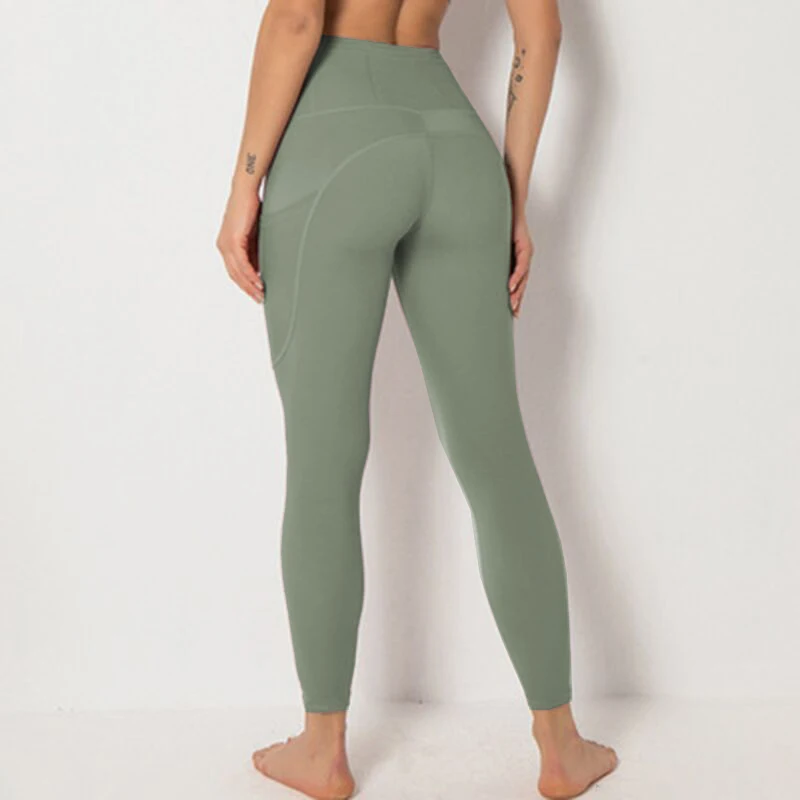 

NWT 2023 Classial Soft Legging Naked-Feel Athletic Fitness Pants Women Stretchy High Waist Gym Sport Tights