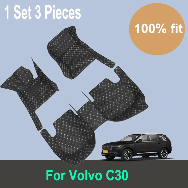 Car Floor Mats For Volvo C30 2006 2007 2008 2009 2010 2011 2012 2013 Custom Interior Accessories