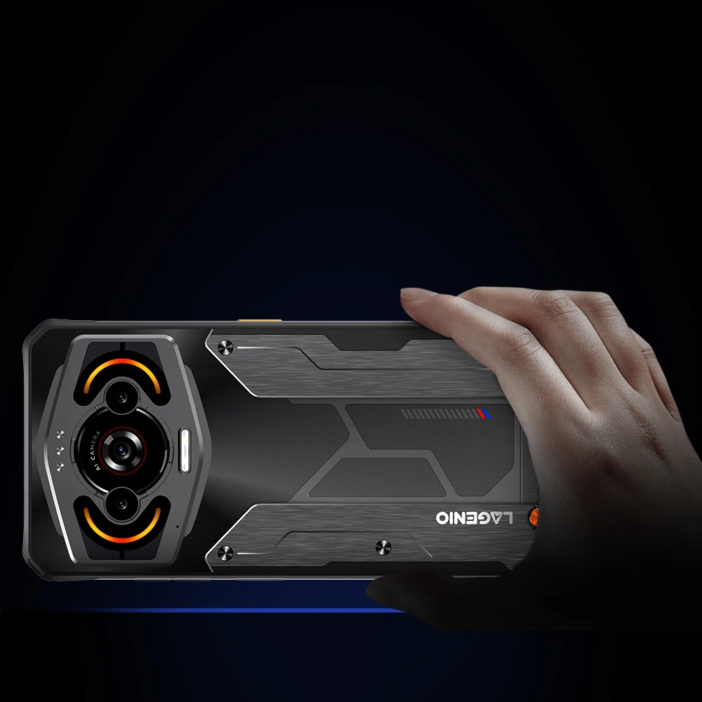 LAGENIO Panther 1 4G هاتف ذكي متين رفيع للغاية 6.7 بوصة HD 4GB + 128 Unisoc T7250 ثماني النواة 13MP 5150mAh أندرويد 15 بصمة NFC