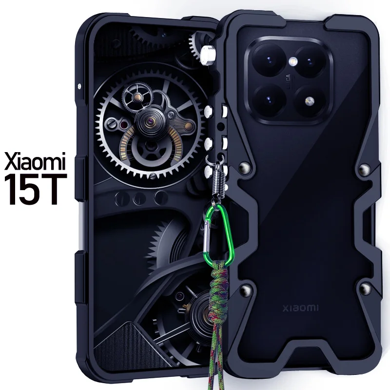 

Bestseller Armor Screw Aluminum Metal Bumper case For Xiaomi 15 Ultra 15s 14T 13T 13 12s 12T 15T 17 Pro Max 12 Lite Shockproof