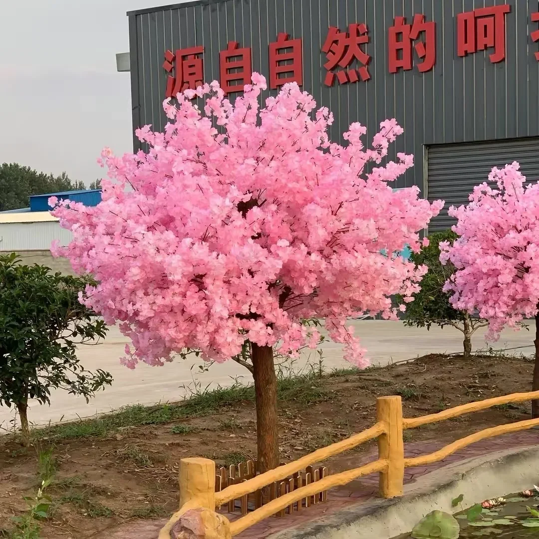 Simulation Cherry Blossom Tree Fake Peach Blossom Tree Large Plant Encryption Simulation Cherry Blossom Tree Shopping Mall