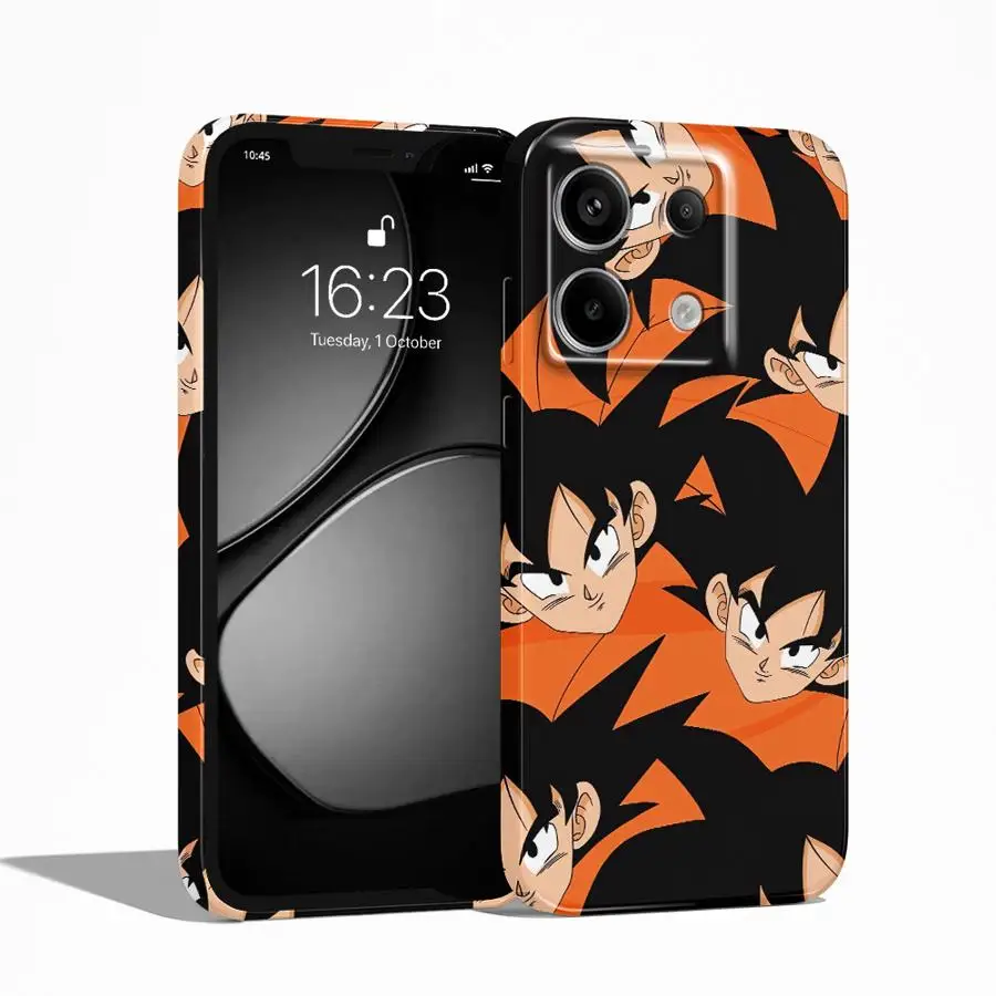 حافظة لهاتف Xiaomi Redmi Note 9 11 12 9T 10S 13 Pro Plus 9S 10 12S 14 غطاء هاتف صلب Dragon Ball Z Goku Style
