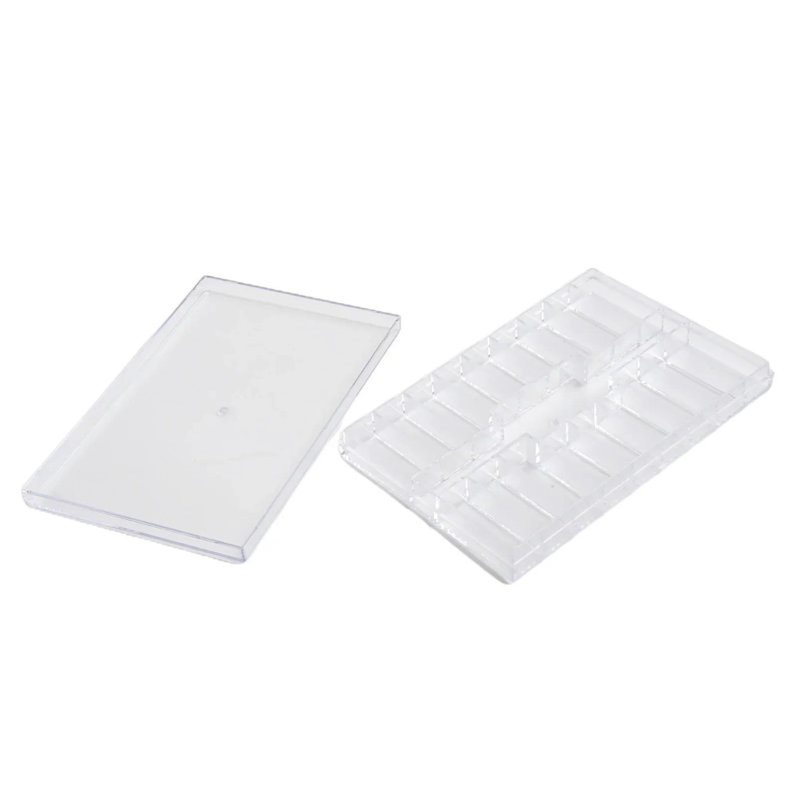Plastic Storage Box with 19 Labeled-Free Grids for Screws Nuts Washers and Other Small Metallic or Plastic Parts