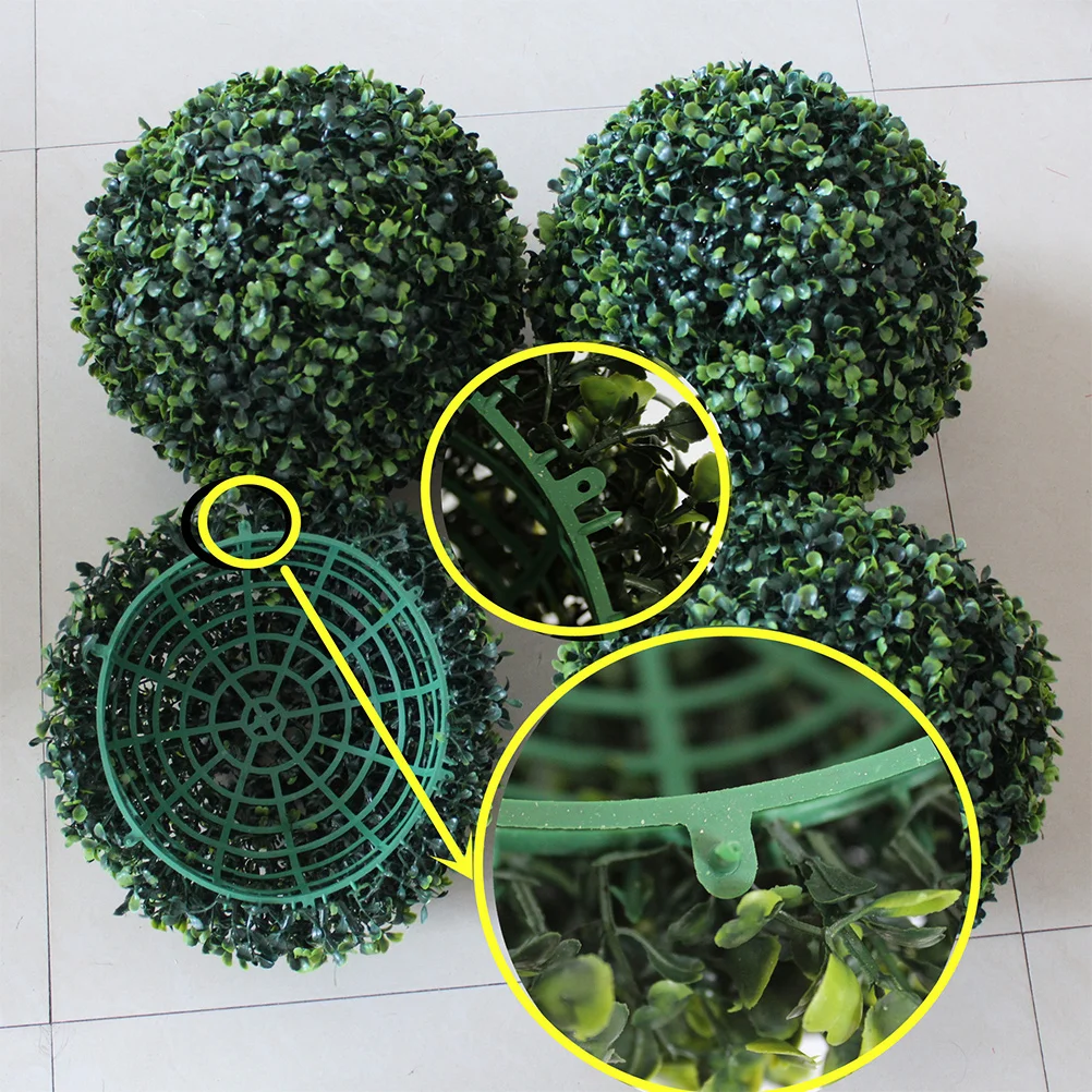 

4pcs Ball-Flower Holder Grass Ball Rack For Wedding Diy Topiary Frame Artificial Plant Support Cage Decorative Shelf Abs
