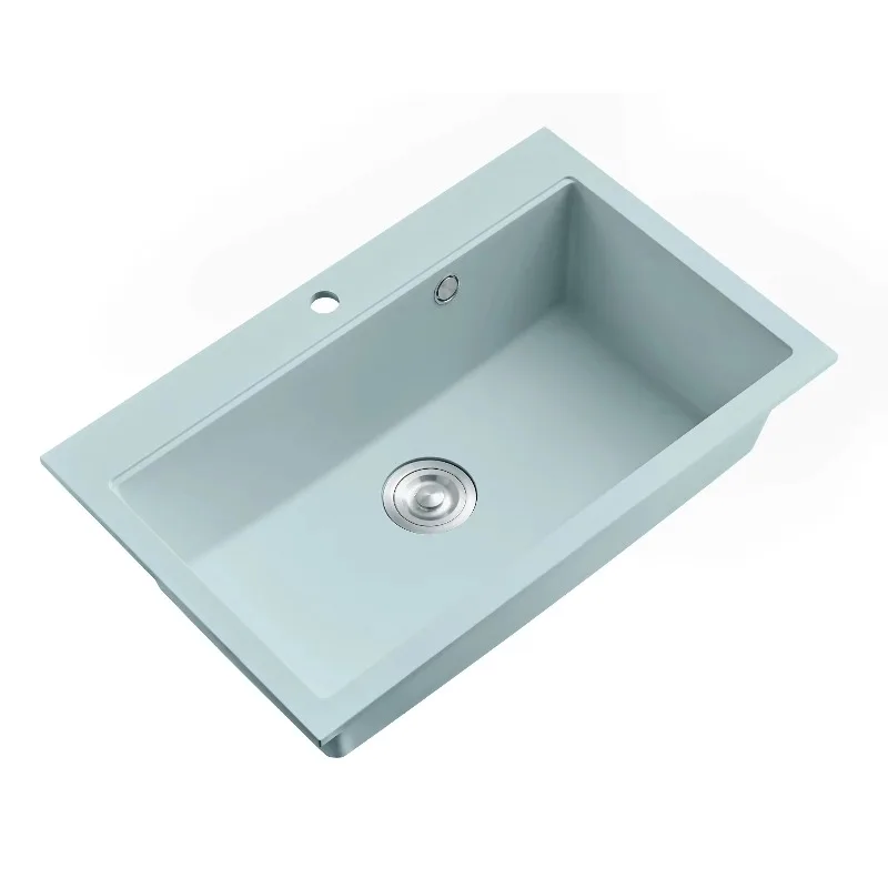 Lavello in Porcellana di Giada per Uso Alimentare, Resistente alle Macchie, per Cucina 780x500x248mm