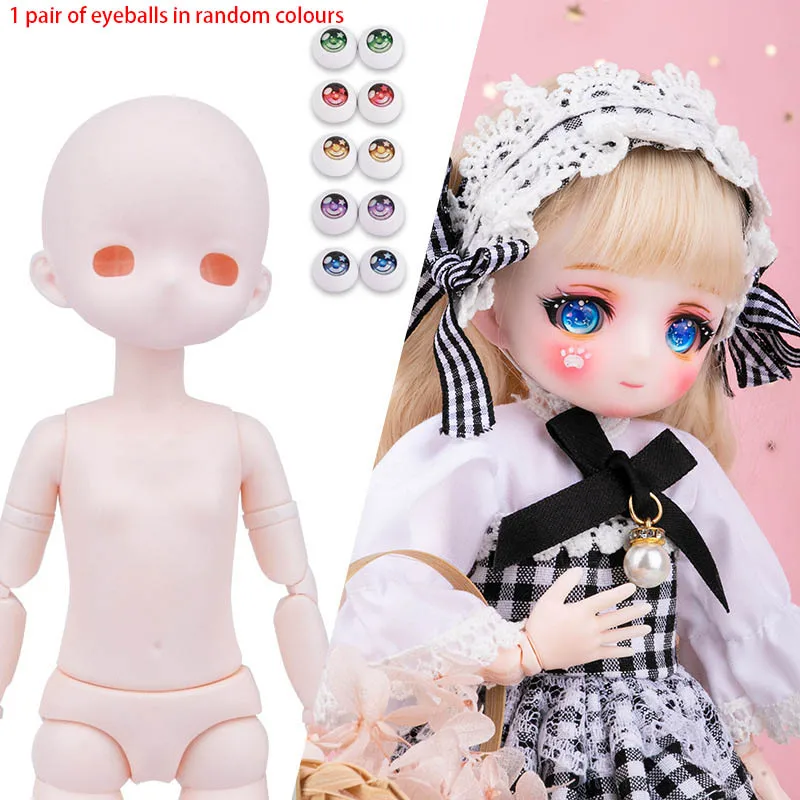 

1/6 30 см милое лицо аниме обнаженная кукла DIY Dress Up/Practice макияж игрушки 3D настоящие глаза 22 суставы подвижные OB22 ручная роспись куклы игрушка