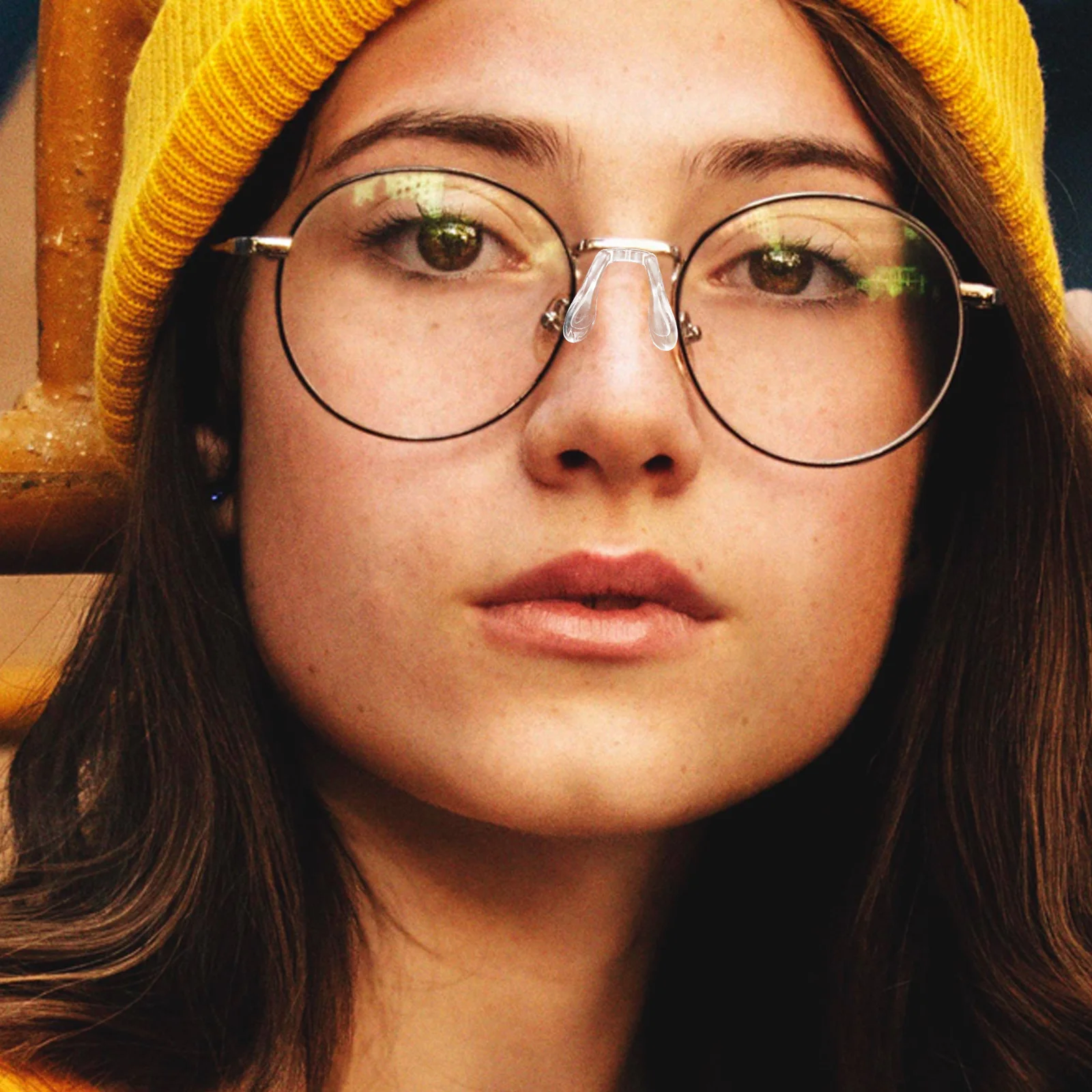 

5pcs Kids Saddle Nose Pads Soft Silicone Anti slip Non marking Eyeglasses Nose Pieces for Glasses Frame