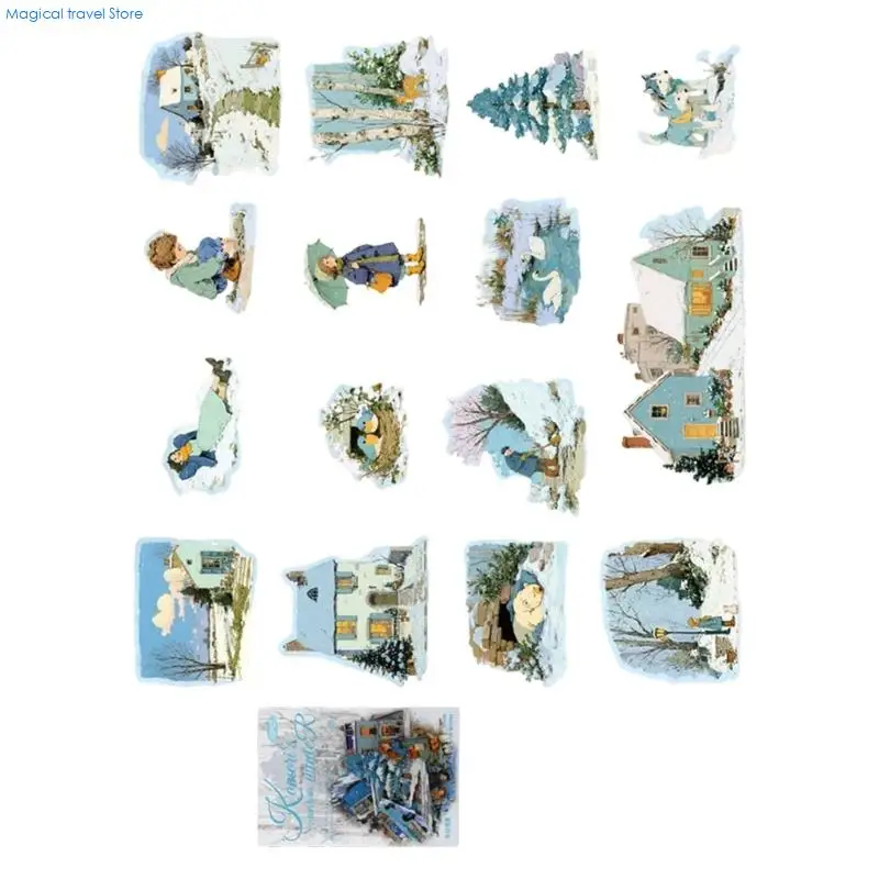 N2UB Waterproof Decorative Sticker for Scrapbooking, Letters, Scrapbooking Sticker Scrapbook Accessories Artistic Sticker