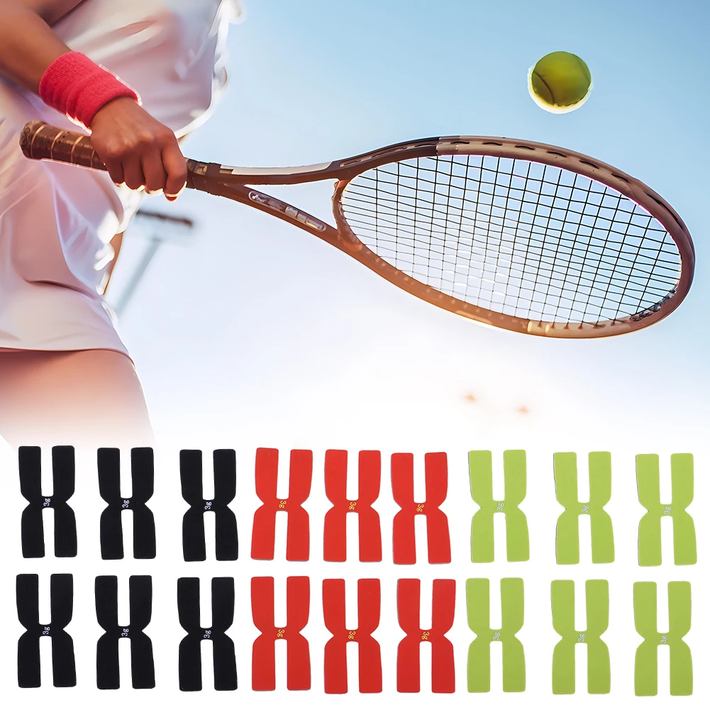 

6Pcs 3g Tennis Racquet Tapes Silicone Badminton Racquet Weighted Tapes H-Shaped Tennis Badminton Racket Weight Balance Strips