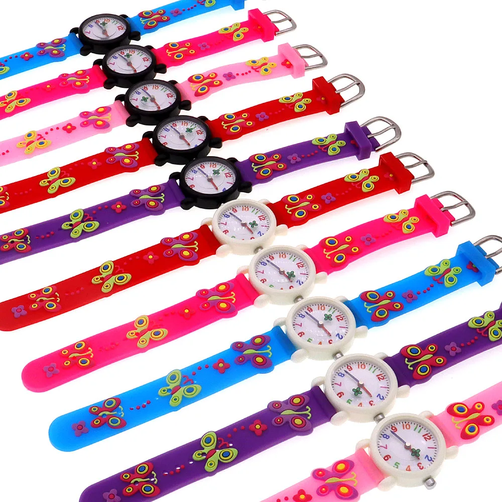 10Pcs Girls Boys Watches Watch Children Wristwatch Kids Watch Party Gifts Baby Watches