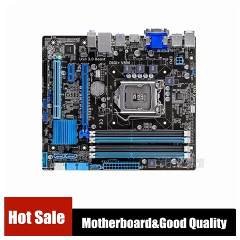 Per la scheda madre desktop B75M-PLUS B75 Socket LGA 1155 i3 i5 i7 DDR3 16G uATX UEFI BIOS scheda madre in vendita