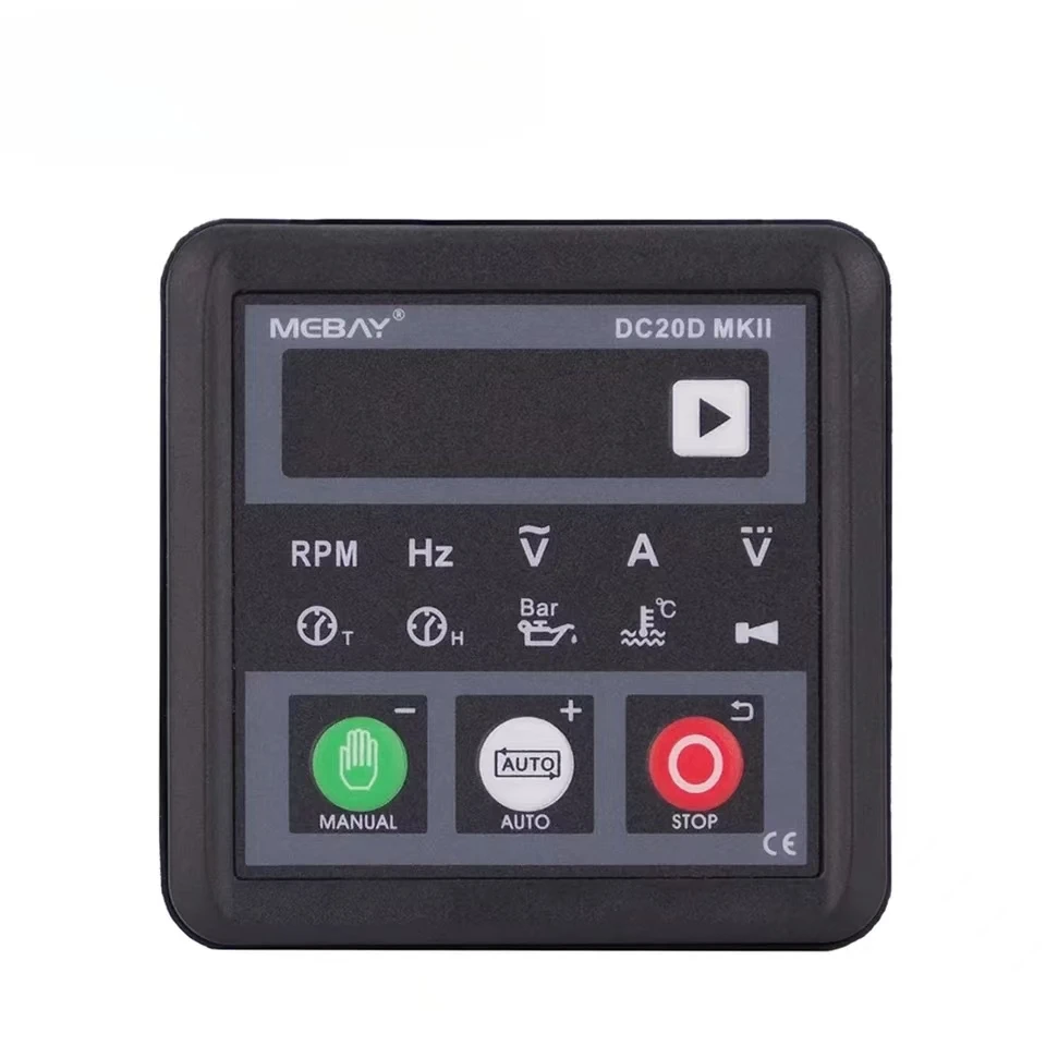 Módulo de Control de generador DC20D MKII Mebay DC20D, Panel controlador de grupo electrógeno diésel pequeño, conexión USB progr