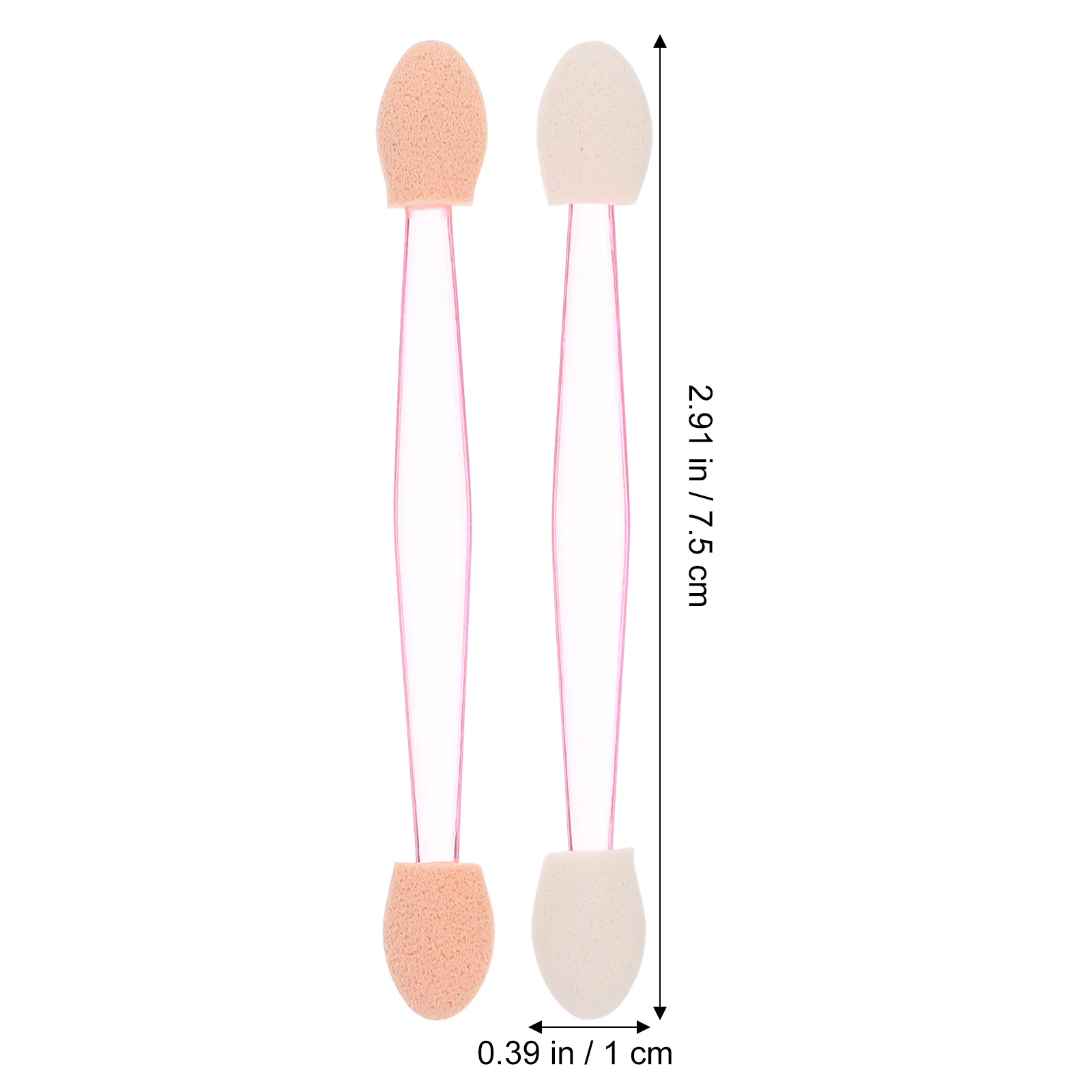 مجموعة واحدة من أدوات وضع ظلال العيون مزدوجة الأطراف مزدوجة الجوانب للاستعمال مرة واحدة، مجموعة فرش مكياج خفيفة الوزن ومحمولة ضرورية للعين #6