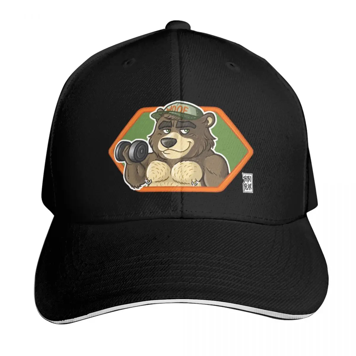 THICC BEAR - BEARZOO SERIES Baseball Cap Bobble Hat luxury caps Beach Outing Golf Baseball For Men Women's
