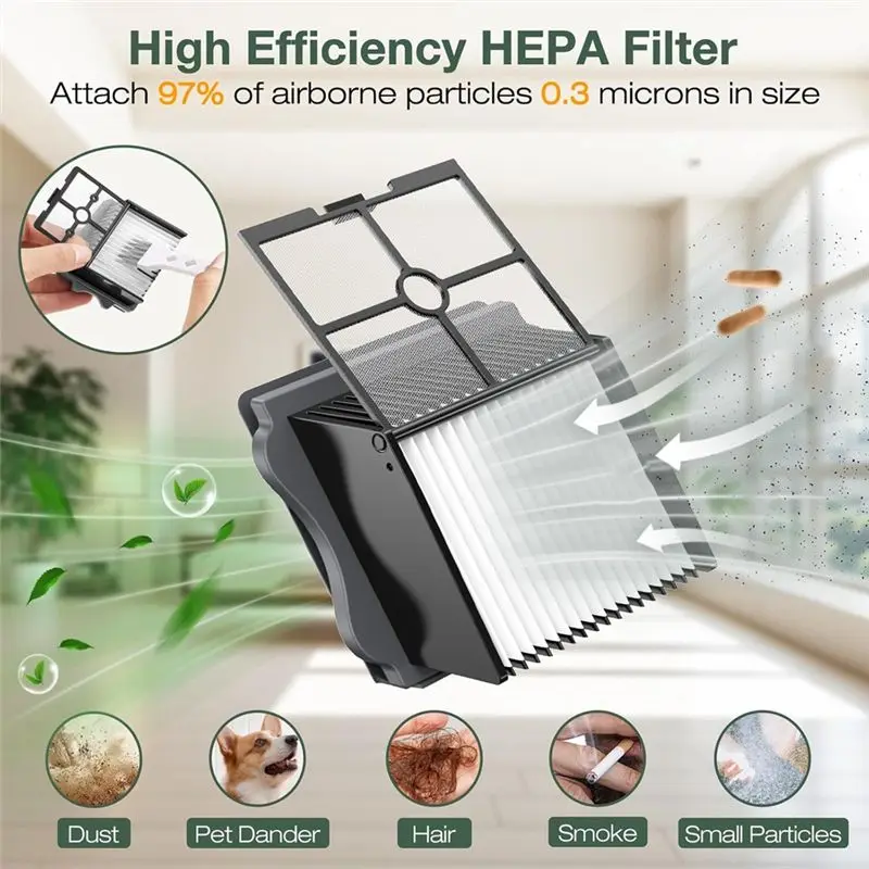 DT19-Brush Roller And HEPA Filter Set For Tineco Ifloor 3/ Floor One S3 Vacuum Cleaners Parts Roller Brush Filters