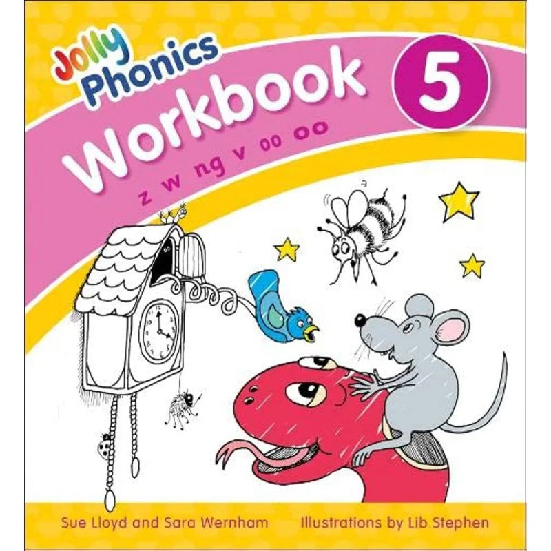 

Рабочая тетрадь Jolly Phonics 5, НОВОЕ ИЗДАНИЕ Sara Wernham Jolly Learning Ltd 9781844146550, книга