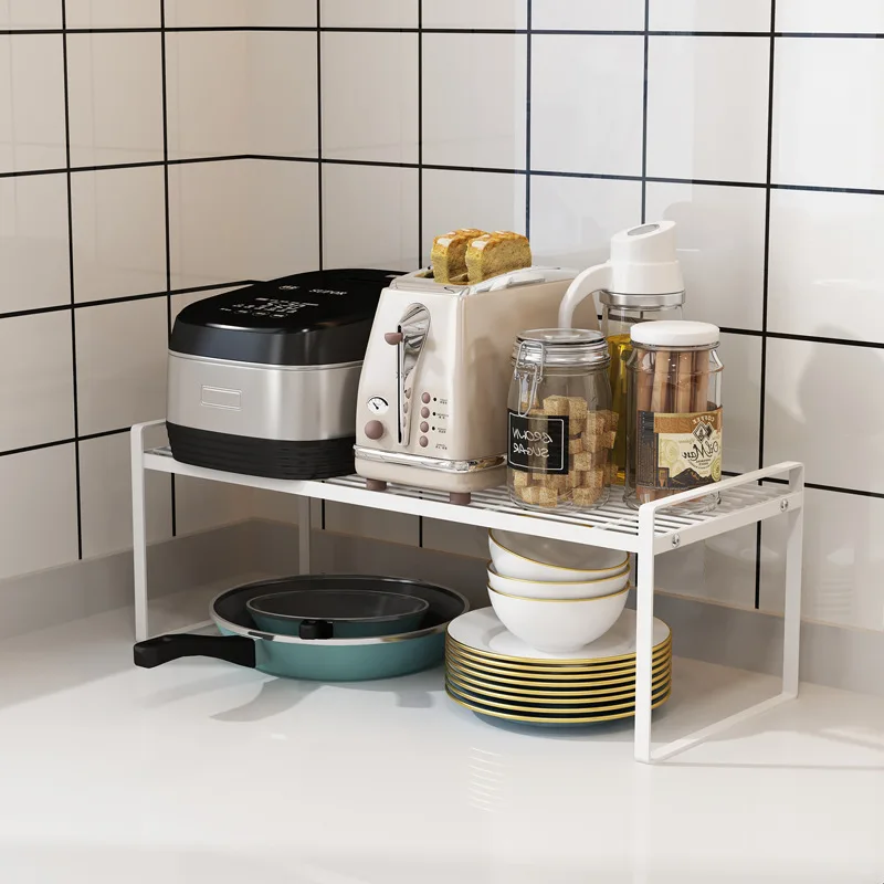 

Cross-border one piece, kitchen countertop rack, dishes, seasonings, cabinet, layered storage rack, storage rack, sink rack.