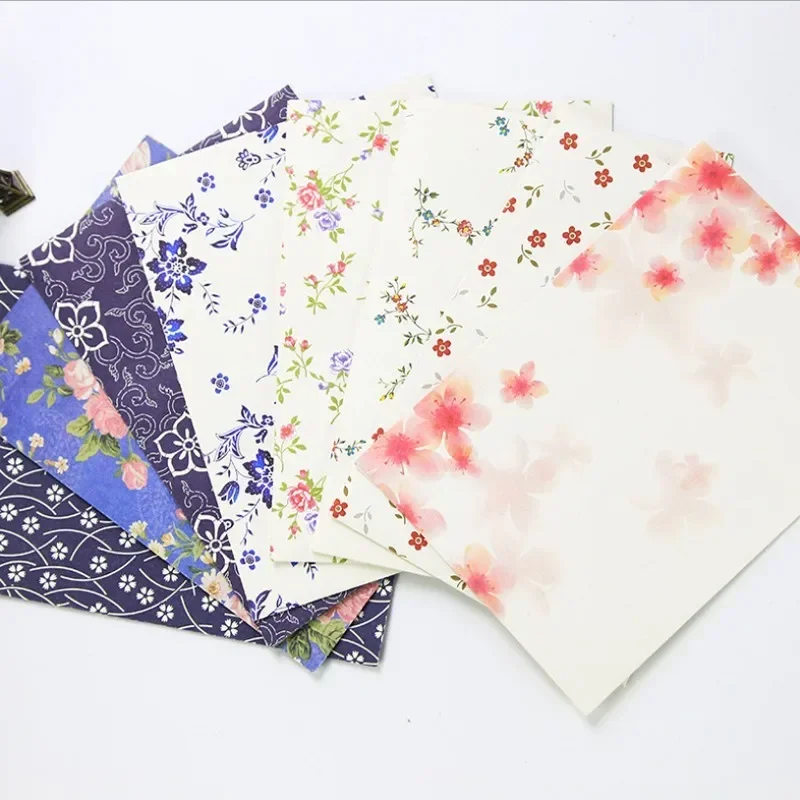 Envelope de escrita floral para meninas, belo envelope requintado, papelaria bonito, 10 pcs/lot, 10 pcs/lot