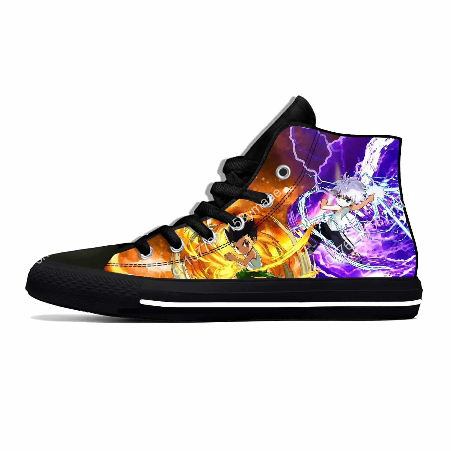 Summer Hot Cool Gon Killua Zoldyck Hunter X Hunter Anime Casual Shoes High Top Men Women Latest Sneakers Classic Board Shoes