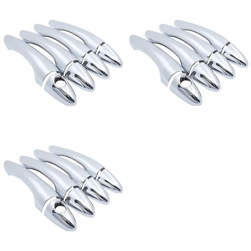 

12X хромированная крышка дверной ручки, ремонт автомобильных аксессуаров, наклейки, украшение для KIA Sportage MK3 SL 2010-2015