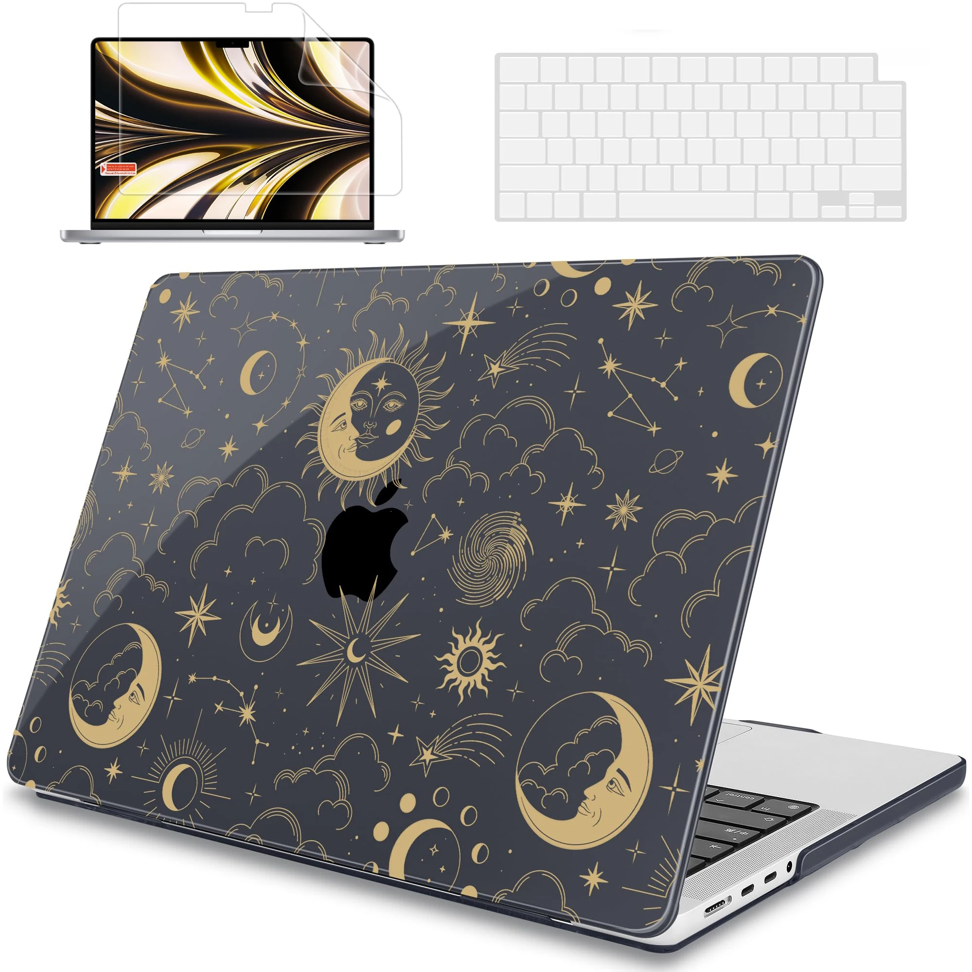 Case for MacBook Pro 14 16 13 Inch M3/M2/M1 Pro/Max Chip Case A2991 A2780 A2485 A2442 A2779 A2992 (2023 2022 2021) for MacBook