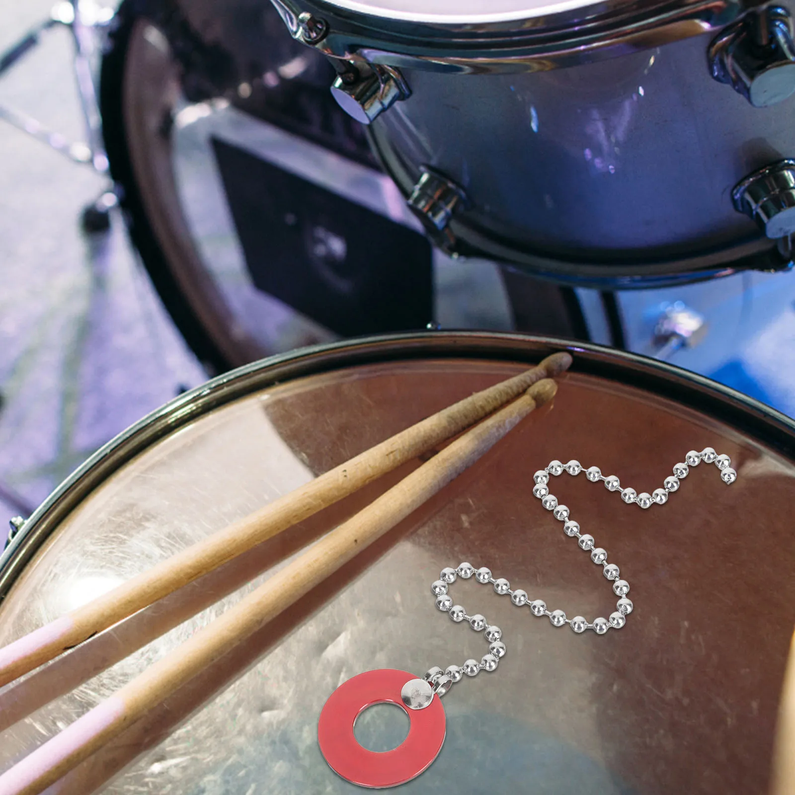 

Aluminum Alloy Cymbal Chain Replacement For Crash Ride Effect Drum Set Accessories Extension Sound Adjustment Random