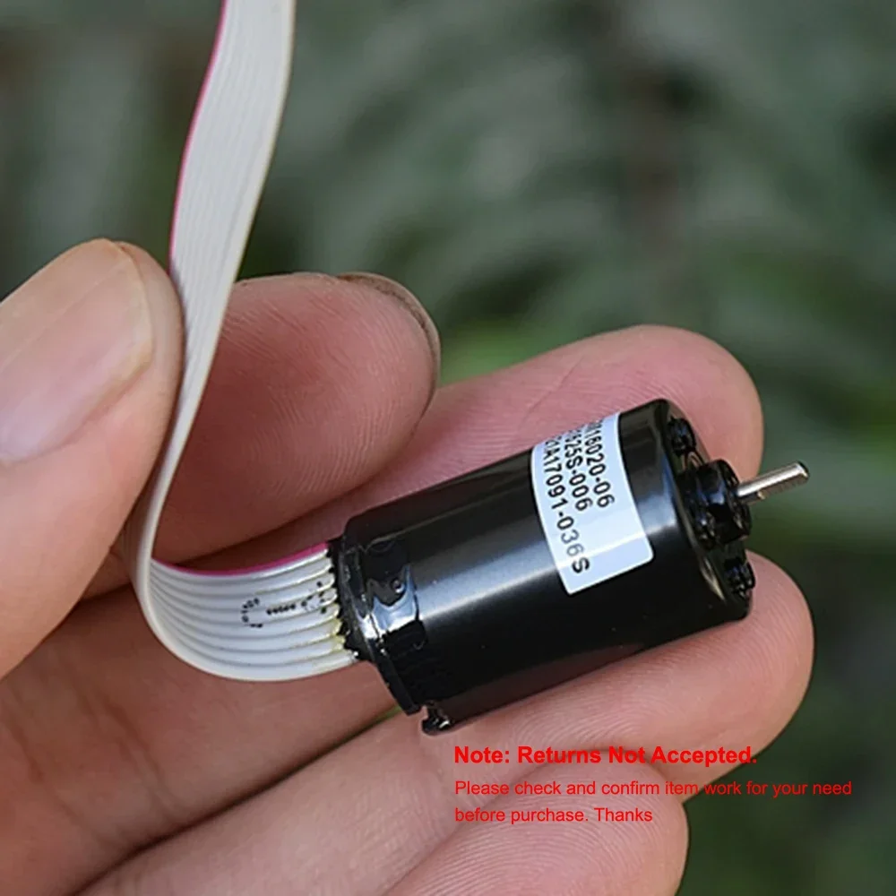 Micro 1623 16mm*23mm BLDC Brushless Motor DC 12V 18200 RPM NdFeB Strong Magnetic High-speed 3-phase 8-wire with Hall