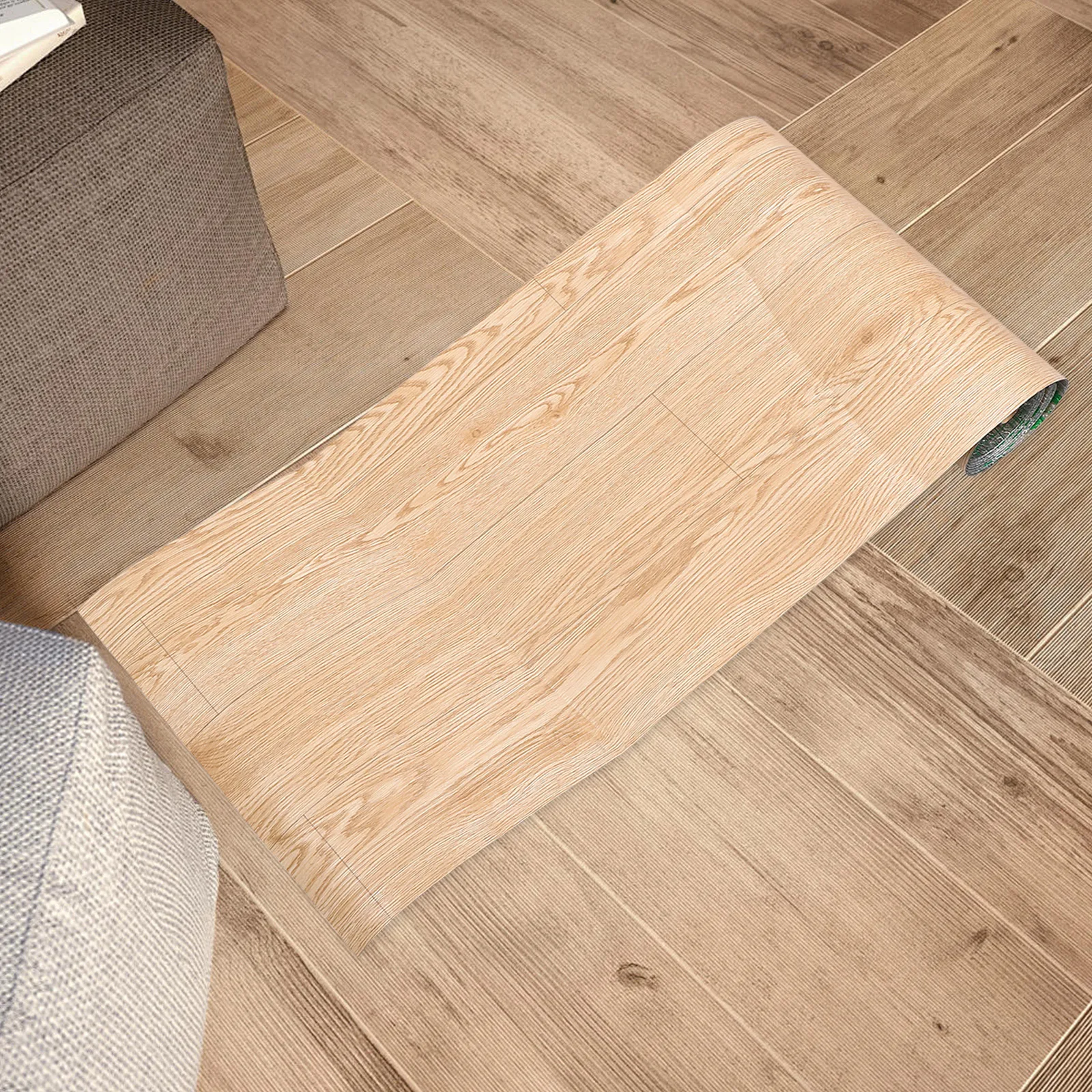 

Thick Self Adhesive Floor Sticker Wear Resistant Durable Flooring For Supermarkets Offices Homes Diy Installation Easy Clean