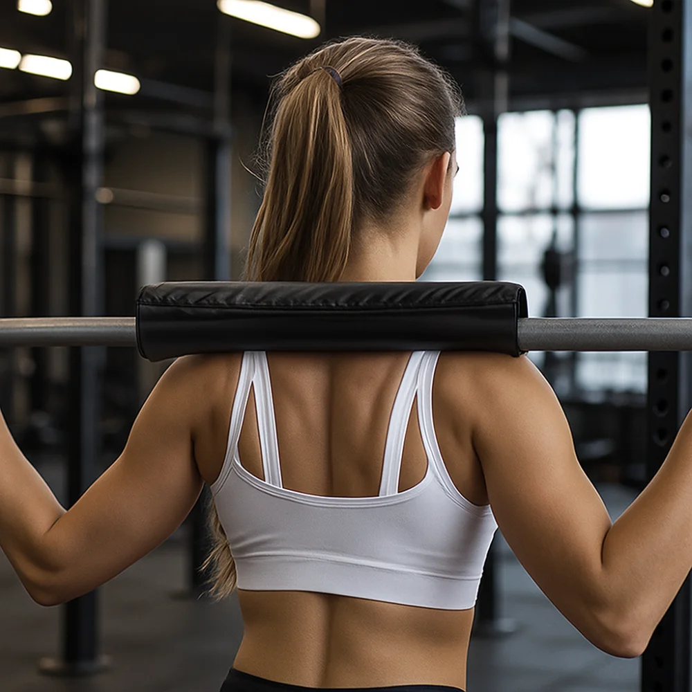 

Thicken Sponge Barbell Shoulder Pad Wear-resistant Shock-absorbing Barbell Foam Cover Gripper Cover Sponge Cushion