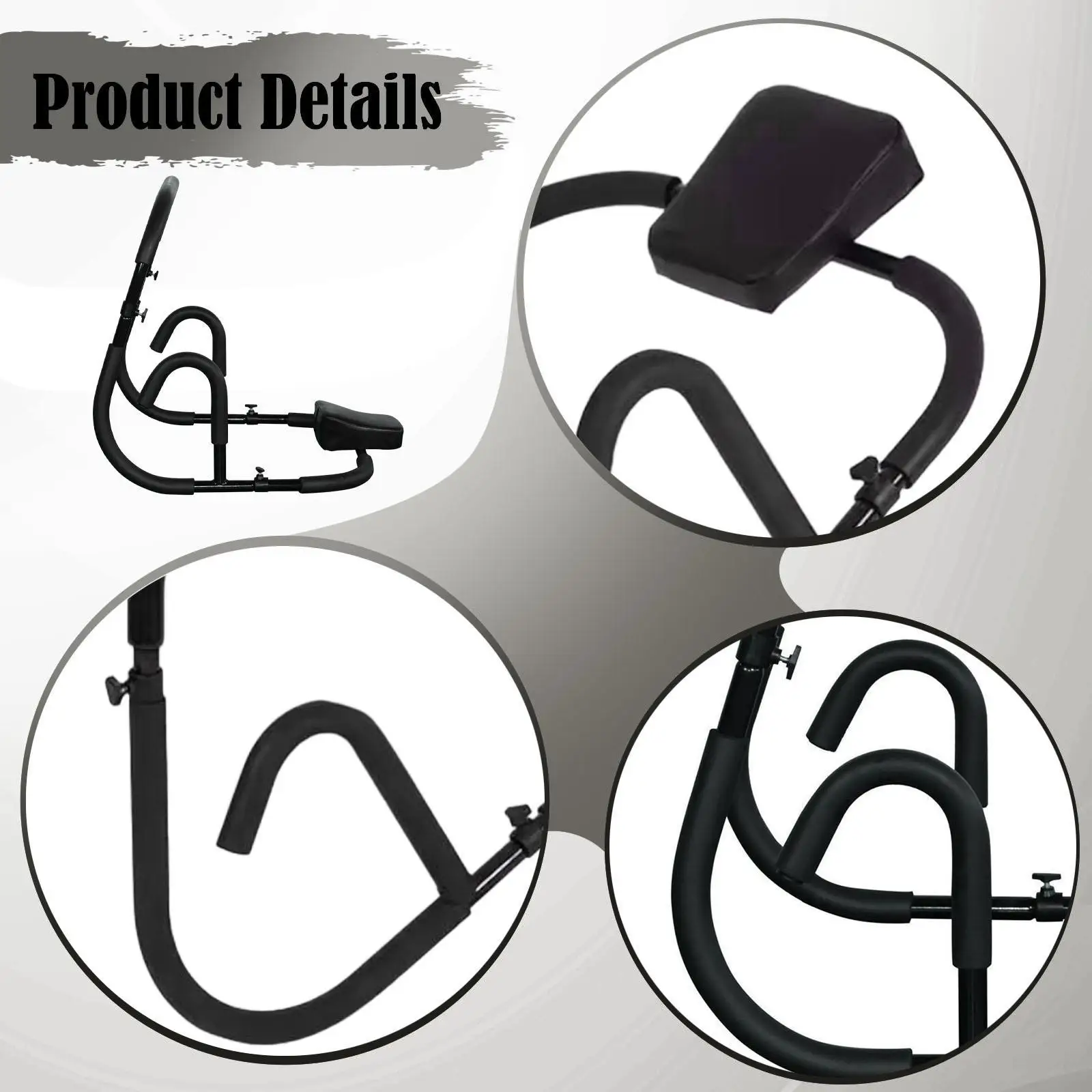 Dispositivo de Fitness con rodillo asistente para sentarse, equipo de ejercicio Abdominal compacto para gimnasio en casa, entrenamiento integral