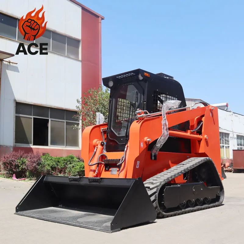 

Customized mini skid steer track loader chinese skid steer loader 4 WD mini loader with shipping in 7days