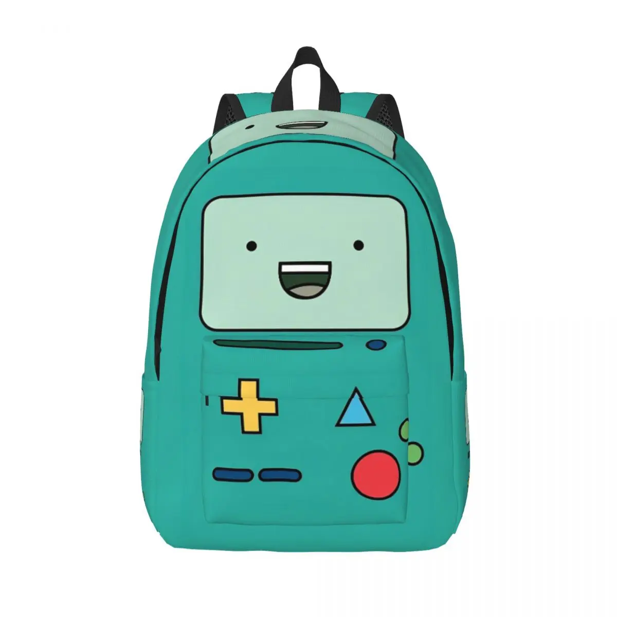 

Рюкзак BMO Adventures Time с героями мультфильмов для мужчин и женщин, повседневный школьный рабочий рюкзак для ноутбука, компьютера, сумка на плечо, спортивная