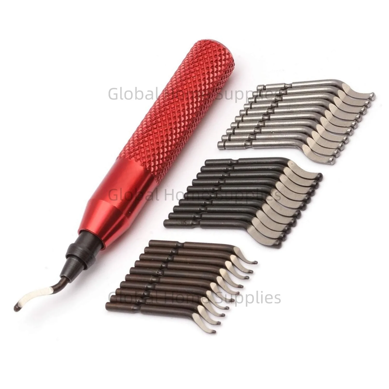 

Deburring Tool RB3000 with 30 Extra High Speed Steel Swivel Blades BS1010 BS1018 BK3010 Burr Removal Reamer Tool