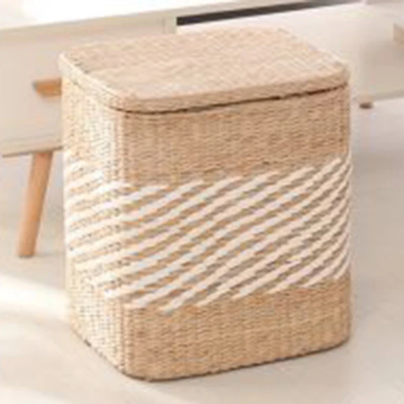 

Rattan Storage Stool Economic Space Saving Multifunction Advanced Storage Stool Fashionable Mobili Salvaspazio Home Furniture