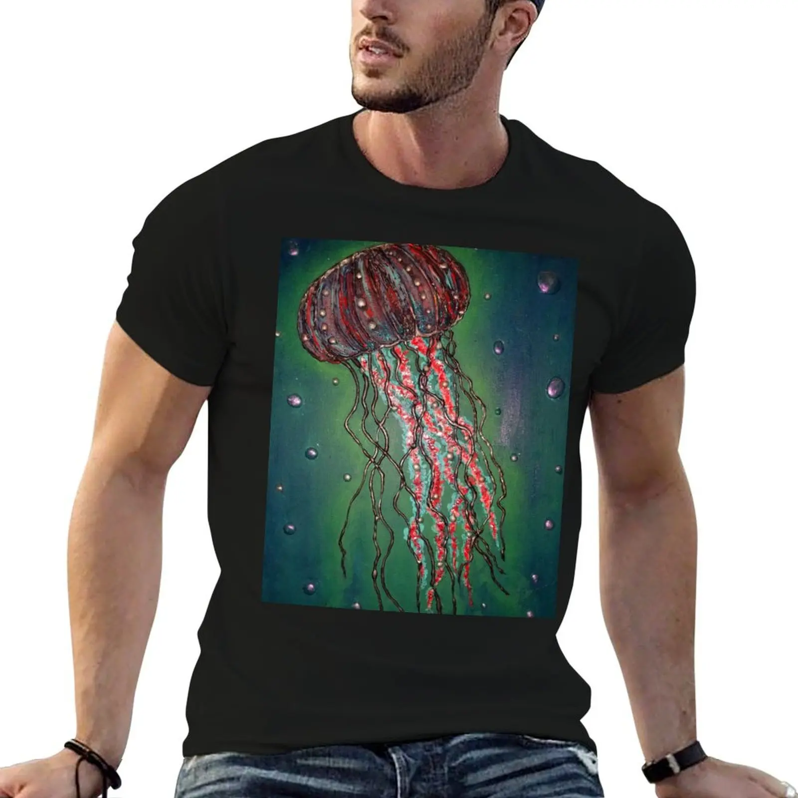 Jellyphish T-Shirt cotton tshirt 100% cotton t shirts man 100% t shirt man luxury T-shirt