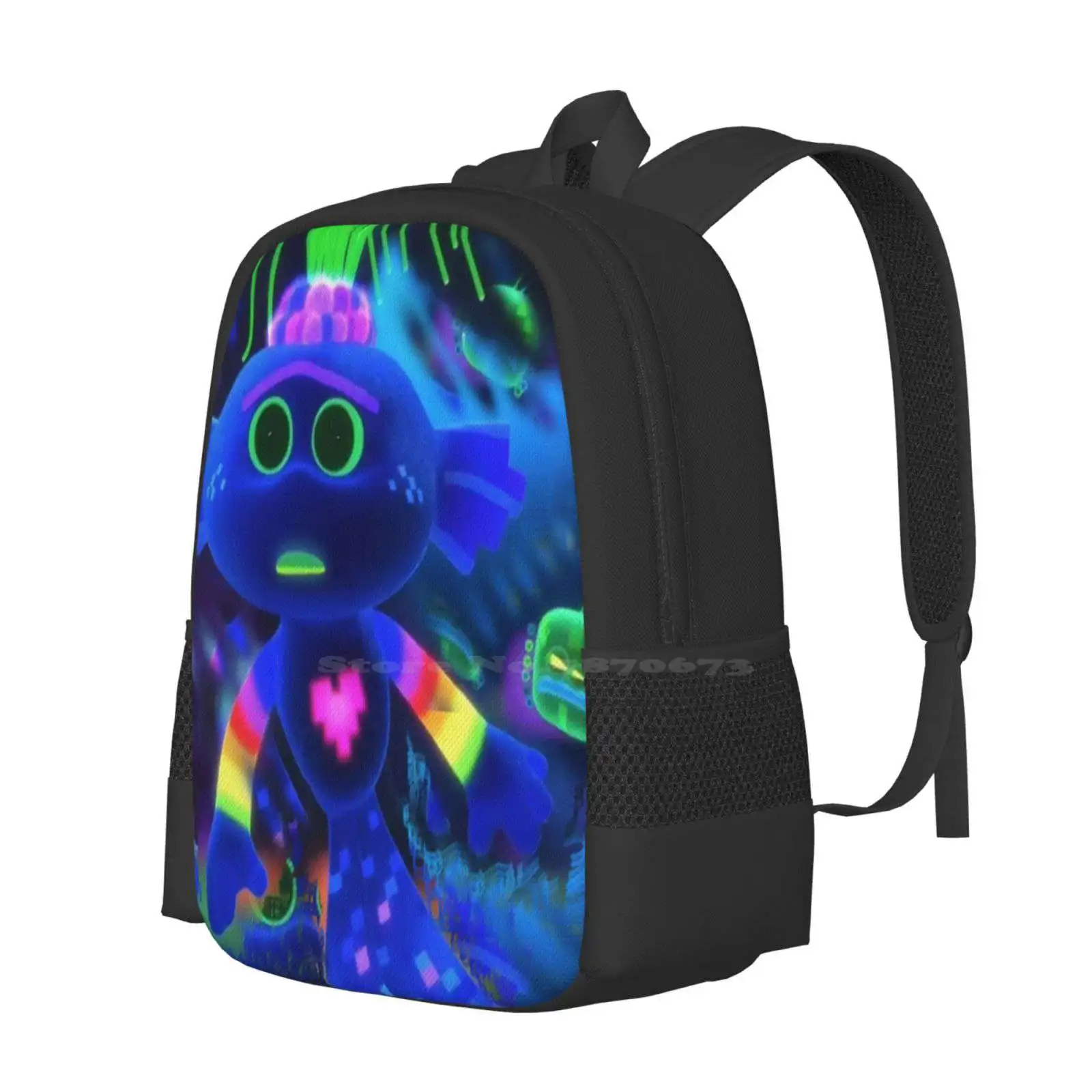 King Trollex New Arrivals Unisex Bags Student Bag Backpack King Trollex Lovely Beings They Sing They Dance Poppy Trolls Leader