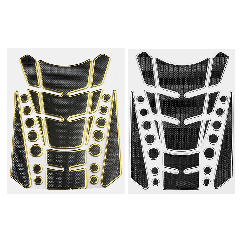 

2Pcs Motorcycle Stickers Gas Tank Cover Decals Durable Waterproof Installation 3D Design Motorcycle Accessories Gas Tank