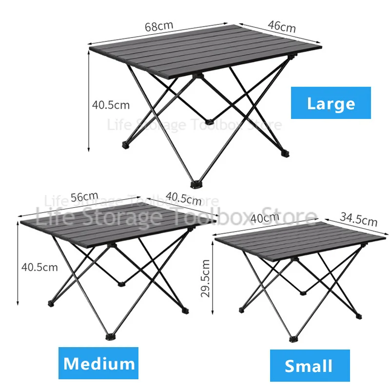 Aluminum Alloy Lightweight Table Chicken Rolls Table Outdoor Folding table Picnic table Portable Camping table BBQ Folding Table