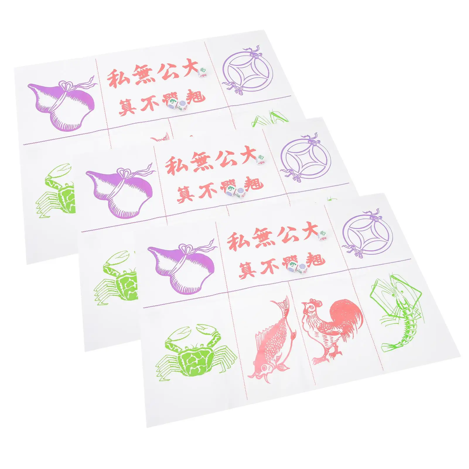 Fish Prawn Crab Dice Game: Practical & Portable Chinese New Year Gift