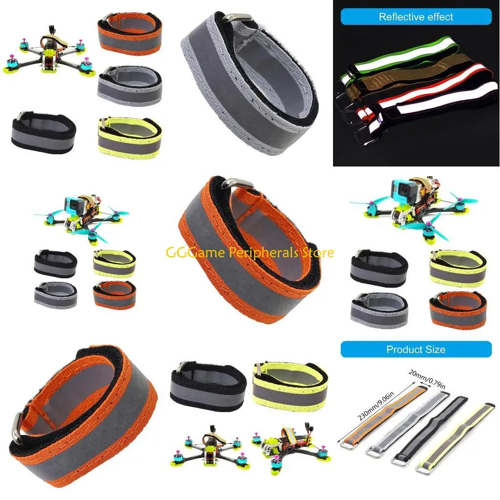 

U55B Secure Your FPV Battery with High Reflective Nylon Straps for Improved Safety