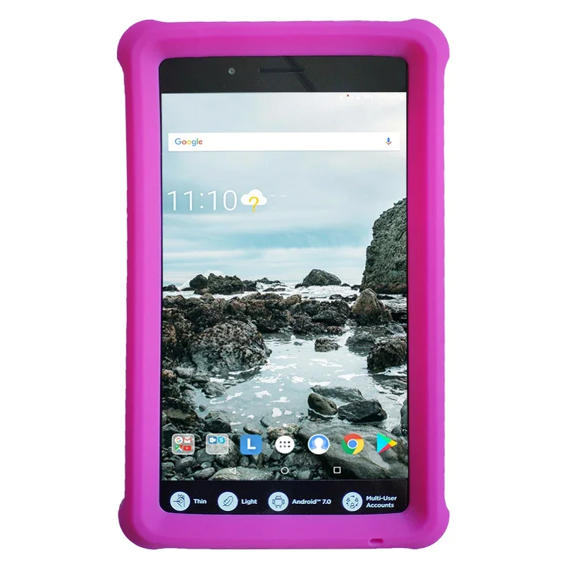 MingShore Cover for Lenovo Tab 3 Essential TB3-710F/I/L 7 Inch Tablet Kids Friendly Shockproof Silicone Rugged Case